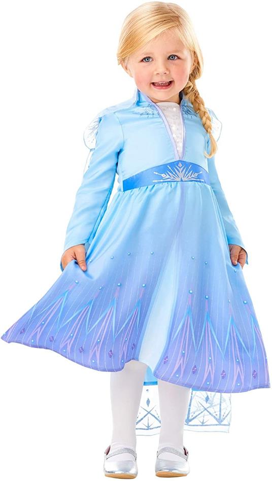 Disney: Frozen 2 - Costume Elsa Travel Preschool Classic (Abito E Mantella  Tg. T)