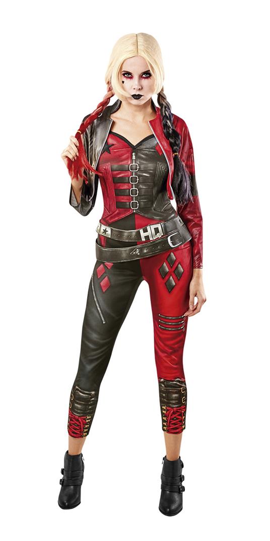 Dc Comics: Harley Quinn - Costume Harley Quinn Sq2 Adulto (Tuta Con  Cintura, Giacca Tg. Xs) - Rubie's - Idee regalo | IBS