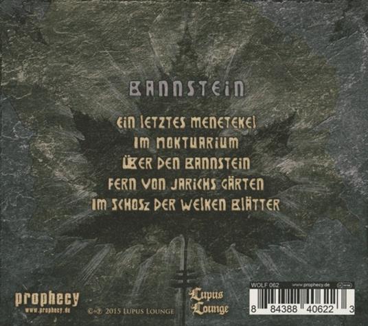 Bannstein - CD Audio di Eis - 2