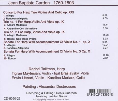 School of Harp in France - CD Audio di Rachel Talitman - 2