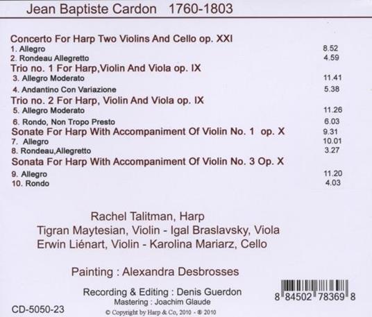 School of Harp in France - CD Audio di Rachel Talitman - 2