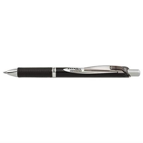 Pentel Energel BLP77-V Penna con meccanismo a scatto e inchiostro resistente alla luce, impermeabile 1 Nero