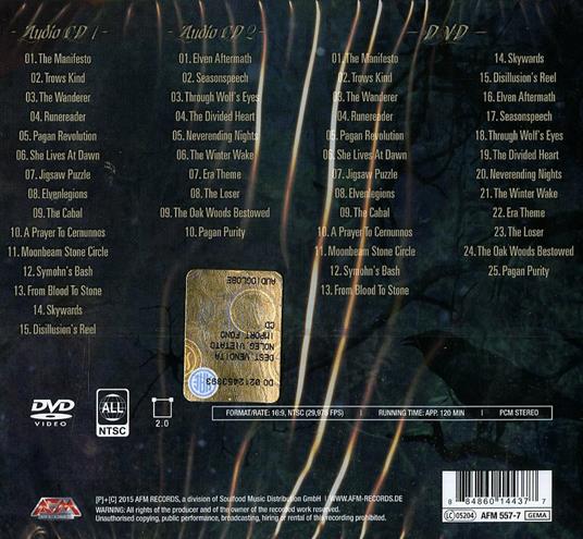 The Night of Nights Live (Digipack) - CD Audio + DVD di Elvenking - 2