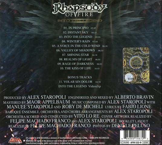 Into the Legend (Limited Edition) - CD Audio di Rhapsody of Fire - 2