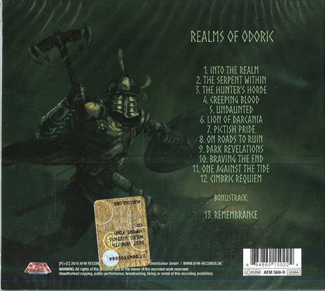 Realms of Odoric (Digipack) - CD Audio di Suidakra - 2