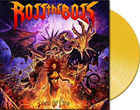 Born of Fire (Clear Yellow Coloured Vinyl) - Vinile LP di Ross the Boss - 2