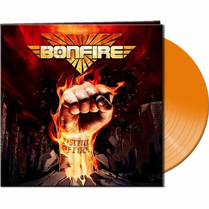 Fistful of Fire (Orange Coloured Vinyl) - Vinile LP di Bonfire