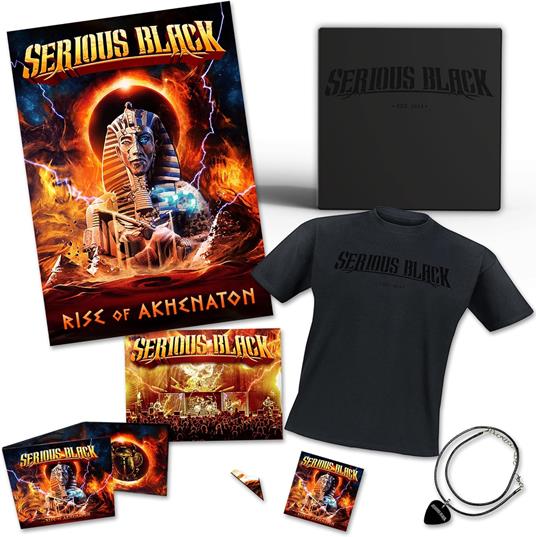 Rise Of Akhenaton (Incl. Shirt M) - CD Audio di Serious Black