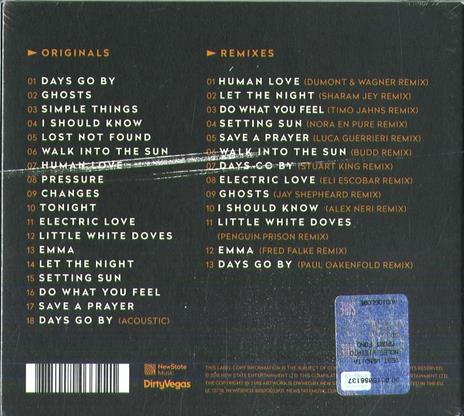 Days Go by. The Retrospective - CD Audio di Dirty Vegas - 2