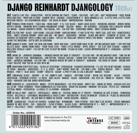 Djangology - CD Audio di Django Reinhardt - 2