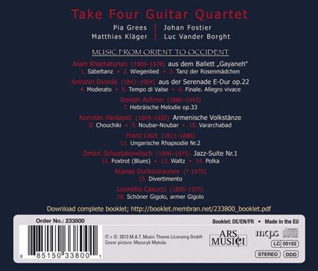 Orient Express - CD Audio di Take Four Guitar Quartet - 2