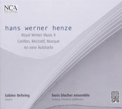 Royal Winter Music - CD Audio di Hans Werner Henze
