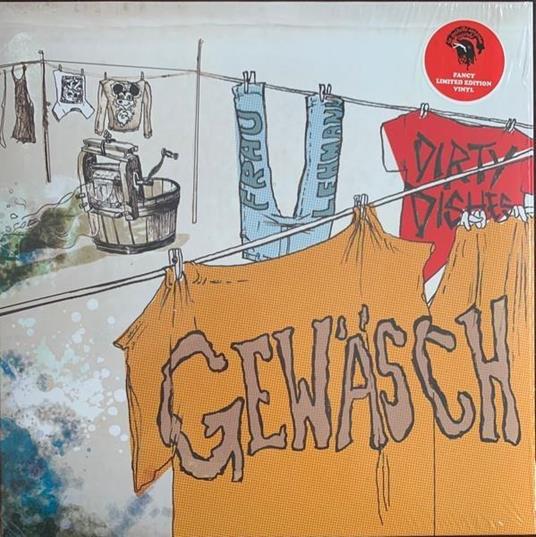 Gewasch (with Dirty Dishes) (Blue Vinyl) - Vinile LP di Frau Lehmann