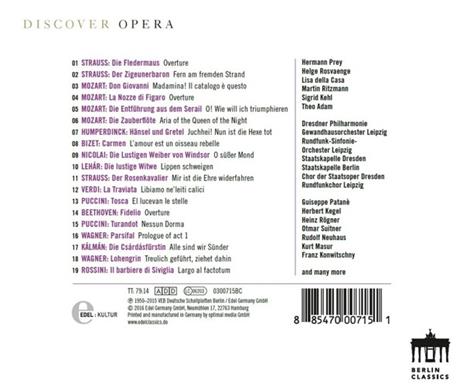 Discover Opera - CD Audio - 2