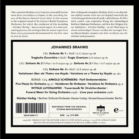 Sinfonie Complete - CD Audio di Johannes Brahms - 2