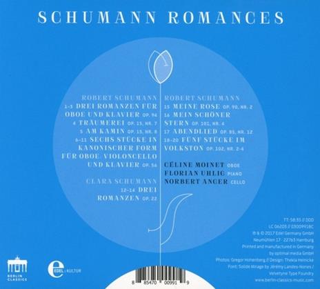 Romances - CD Audio di Robert Schumann,Céline Moinet - 2
