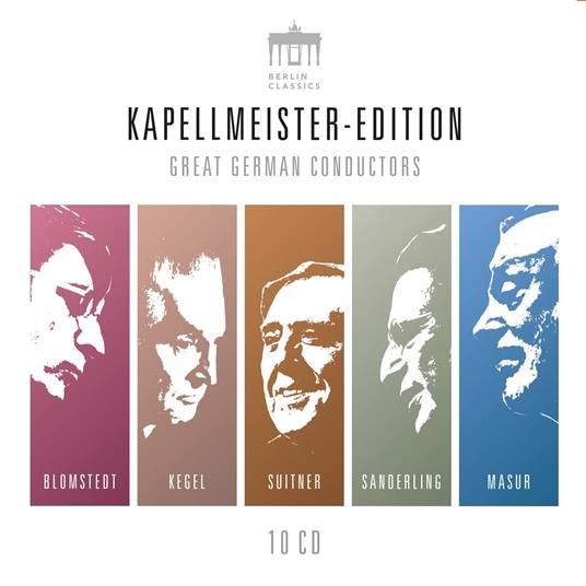 Kapellmeister Edition - CD Audio di Kurt Masur,Kurt Sanderling,Herbert Blomstedt,Otmar Suitner,Herbert Kegel