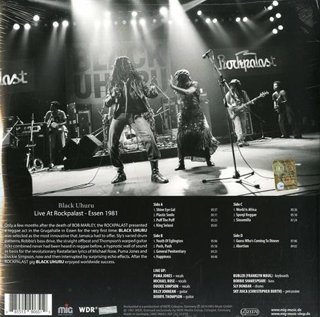 Live at Rockpalast - Vinile LP di Black Uhuru - 2