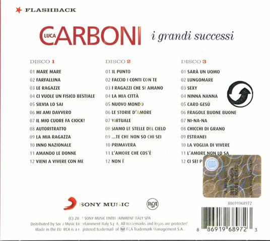 I grandi successi - Luca Carboni - CD | IBS