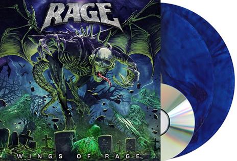 Wings of Rage (Blue Coloured Vinyl) - Vinile LP + CD Audio di Rage - 2