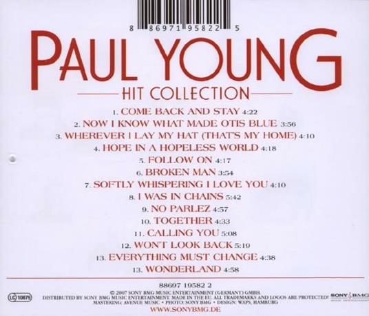 Hit Collection - CD Audio di Paul Young - 2