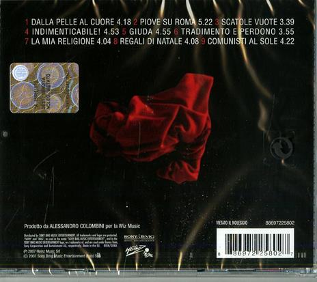 Dalla pelle al cuore - Antonello Venditti - CD | IBS