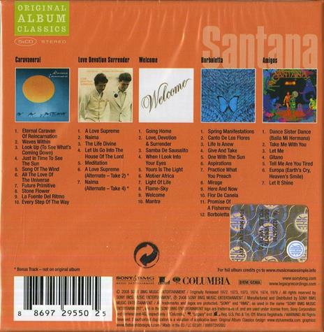 Original Album Classics - CD Audio di Santana - 2