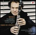 Concerti per clarinetto n.1, n.2 - Quintetto con clarinetto (Arr. per clarinetto e archi) - SuperAudio CD ibrido di Carl Maria Von Weber,Fabio Di Casola