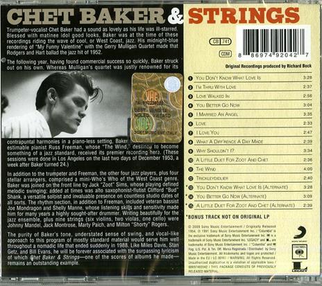 Chet Baker & Strings - CD Audio di Chet Baker - 2