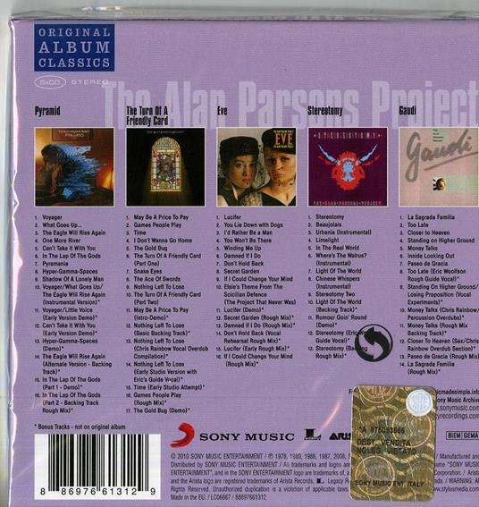 Original Album Classics - Alan Parsons Project - CD | IBS