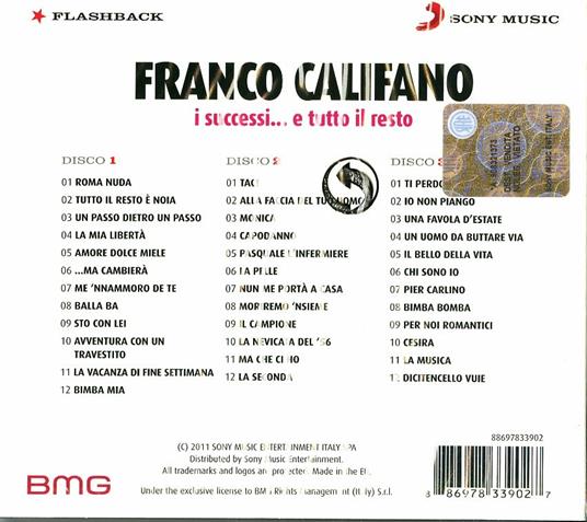 I successi... e tutto il resto - CD Audio di Franco Califano - 2