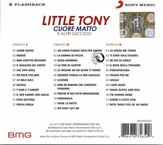 Cuore matto e altri successi - Little Tony - CD | IBS