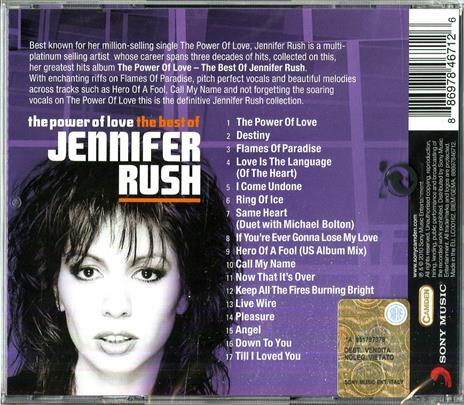 The Power of Love. The Best of - CD Audio di Jennifer Rush - 2