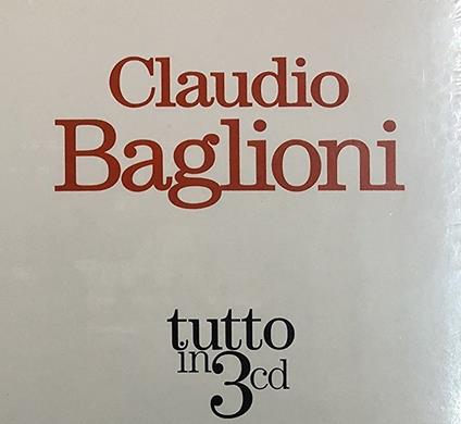 Claudio Baglioni - CD Audio di Claudio Baglioni