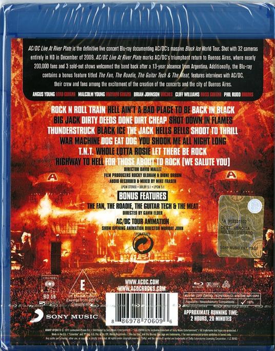 AC/DC. Live At River Plate (Blu-ray) - AC/DC - CD | IBS