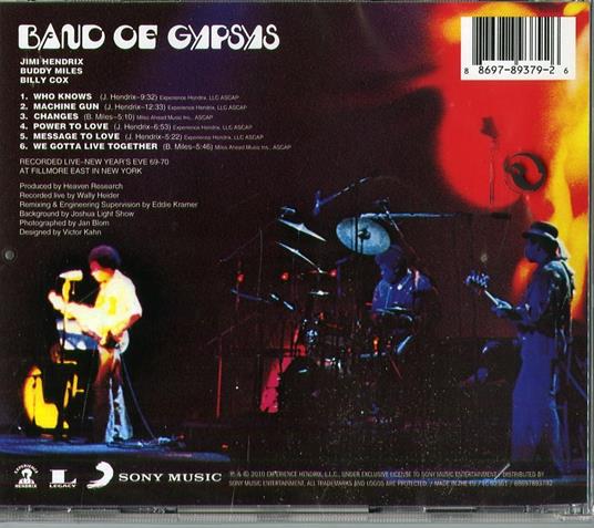 Band of Gypsys - CD Audio di Jimi Hendrix - 2