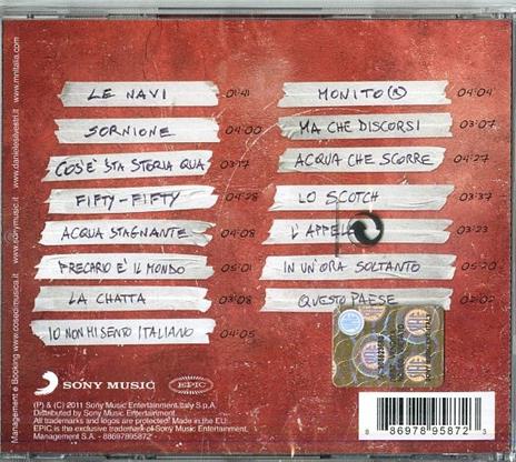 SCOTCH - CD Audio di Daniele Silvestri - 2