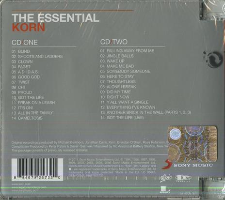 The Essential Korn - CD Audio di Korn - 2