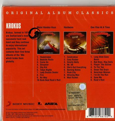 Original Album Classics - CD Audio di Krokus - 2