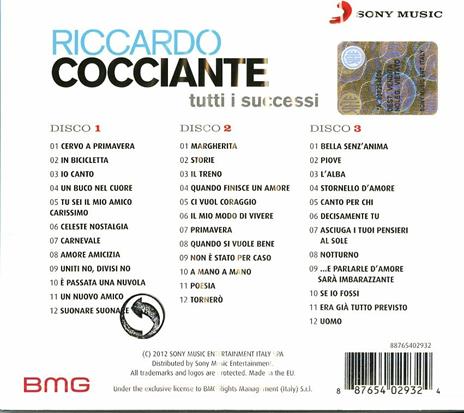 Tutti i successi - CD Audio di Riccardo Cocciante - 2