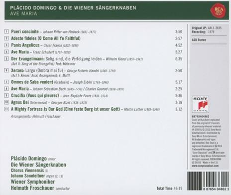 Canti natalizi - CD Audio di Placido Domingo,Vienna Boys Choir - 2