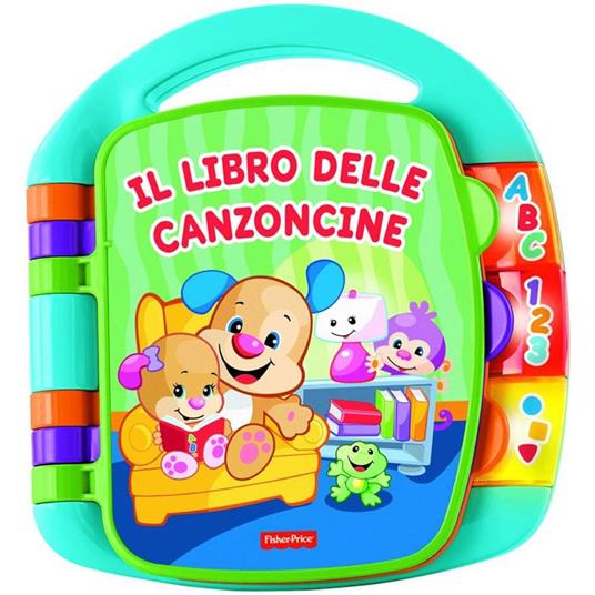 Fisher Price- Libro delle Canzoncine Ridi e Impara, Libricino per Imparare  Parole, Lettere e Numeri; 6+ Mesi - Fisher Price - Per la culla e il  passeggino - Giocattoli