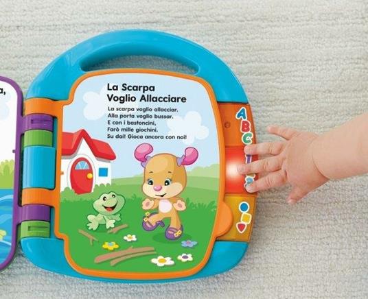 Fisher Price- Libro delle Canzoncine Ridi e Impara, Libricino per Imparare Parole, Lettere e Numeri; 6+ Mesi - 11