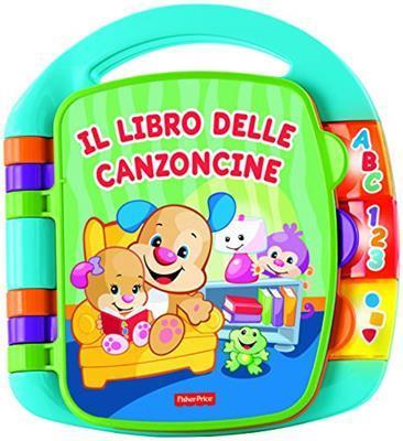 Fisher Price- Libro delle Canzoncine Ridi e Impara, Libricino per Imparare Parole, Lettere e Numeri; 6+ Mesi