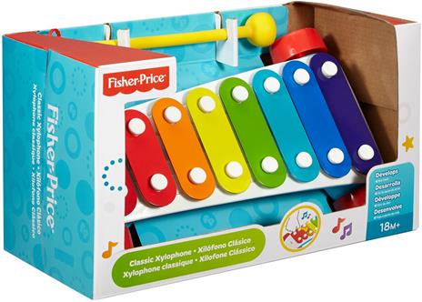 Fisher-Price Xilofono Classico Finto, Giocattolo Trainabile - 4