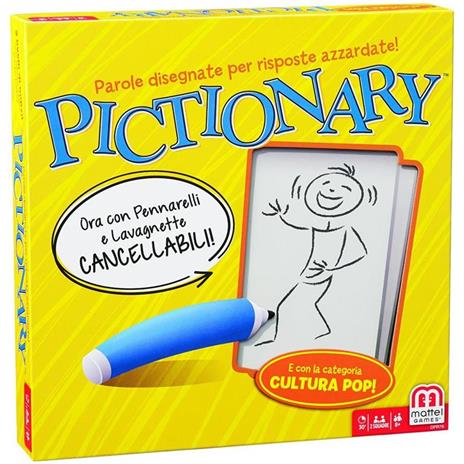 Pictionary - Gioco in Scatola per tutta la Famiglia, disegna e