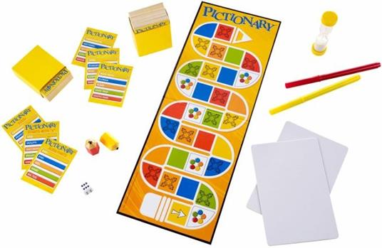 Pictionary - Gioco in Scatola per tutta la Famiglia, disegna e indovina le  parole, Lingua Italiana, 8+anni