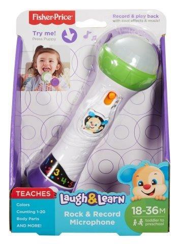 Fisher-Price Microfono Baby Rock Ridi & Impara, Giocattolo per Bambini 18+ Mesi - 6