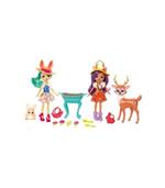 Mattel FDG01. Enchantimals. Multipack. 2 Bambole Con Coniglietto E Cerbiatto