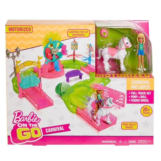 Mattel FHV70. Barbie. Small Doll. Barbie Parti E Via. Il Luna Park